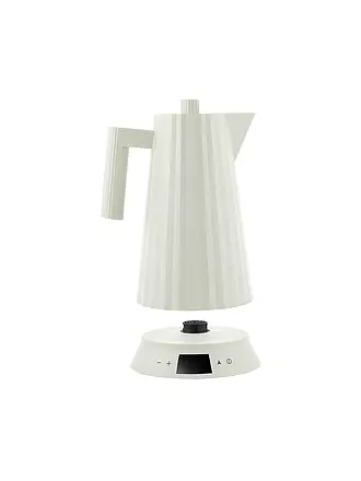 ALESSI | Wasserkocher 1,7l Plissee Th. Harz / Gruen | weiss