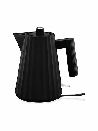 ALESSI | Wasserkocher Plisse Grau  MDL06/1G | schwarz