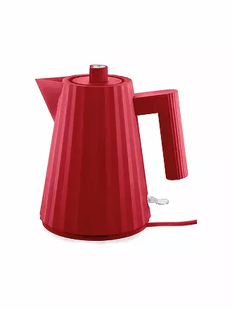 ALESSI | Wasserkocher Plisse Grau  MDL06/1G | rot