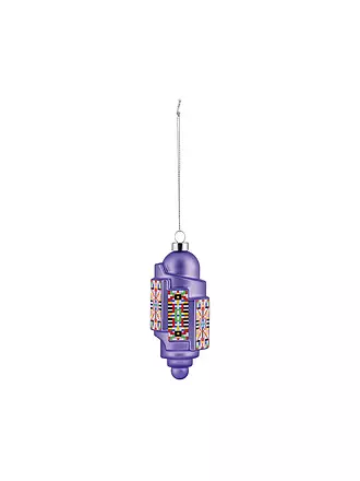 ALESSI | Weihnachtsschmuck BELL 12m Petrol/Dek. | lila