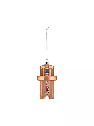 ALESSI | Weihnachtsschmuck BELL 12m Petrol/Dek. | gold