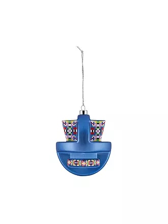 ALESSI | Weihnachtsschmuck BELL 12m Petrol/Dek. | blau