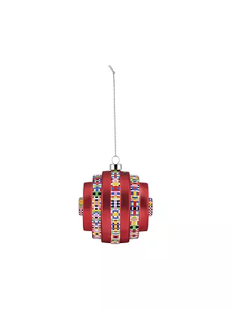 ALESSI | Weihnachtsschmuck BELL 12m Petrol/Dek. | rot