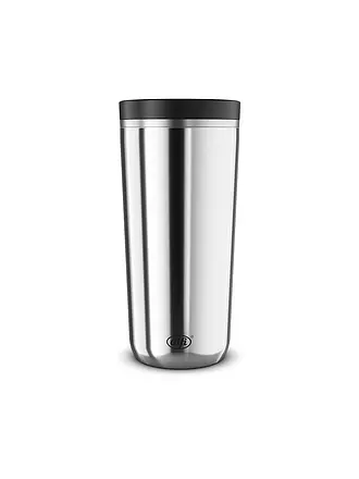 ALFI | Coffee to go-Becher 0,38l MUG PRO Matt Schwarz | silber