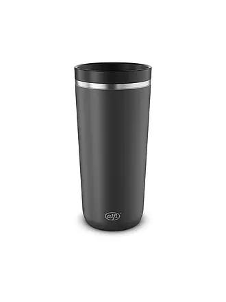 ALFI | Coffee to go-Becher 0,38l MUG PRO Matt Schwarz | silber