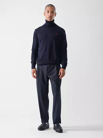 AMI PARIS | Rollkragenpullover | dunkelblau
