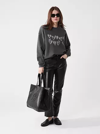 ANINE BING | Ledertasche - Shopper RIO Large | schwarz