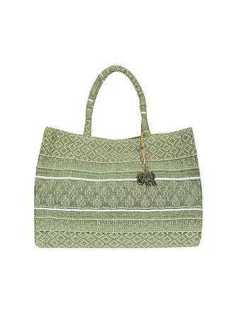 ANOKHI | Tasche - Tote Bag BOOK TOTE Large | grün