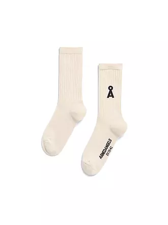 ARMEDANGELS | Socken SAAMUS BOLD oatmilk lavender | creme