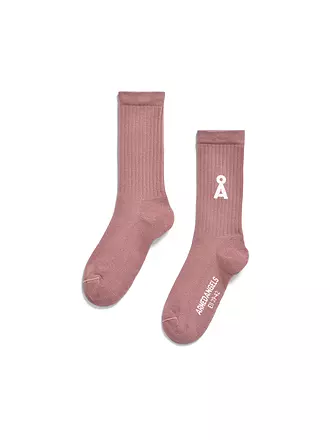 ARMEDANGELS | Socken SAAMUS BOLD oatmilk lavender | rosa