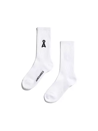 ARMEDANGELS | Socken SAAMUS BOLD seagreen | weiss