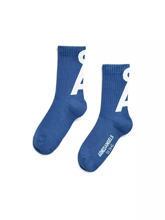 ARMEDANGELS | Socken SAAMUS sand stone-summer orange | blau