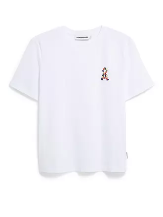 ARMEDANGELS | T-Shirt LUALAA FLOWER | weiss