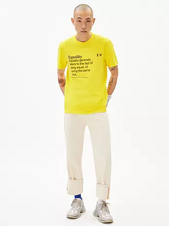 ARMEDANGELS | T-Shirt MAARKOS WIKIPEDIA | gelb