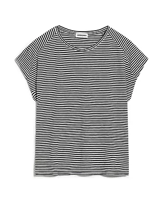 ARMEDANGELS | T-Shirt ONELIAA LOVELY STRIPES | schwarz