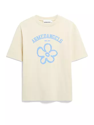 ARMEDANGELS | T-Shirt TARJAA LOGO FLOWAA | creme