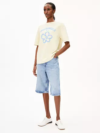 ARMEDANGELS | T-Shirt TARJAA LOGO FLOWAA | creme