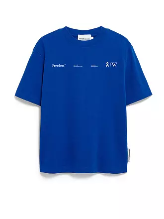 ARMEDANGELS | T-Shirt TARJAA WIKIPEDIA | blau