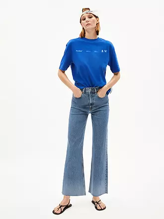 ARMEDANGELS | T-Shirt TARJAA WIKIPEDIA | blau