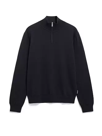 ARMEDANGELS | Troyer Pullover FAABES | schwarz