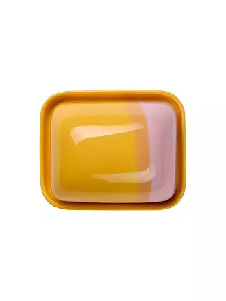 ASA SELECTION | Butterdose klein JOY 11x9x6cm Black Currant Smoothie | gelb
