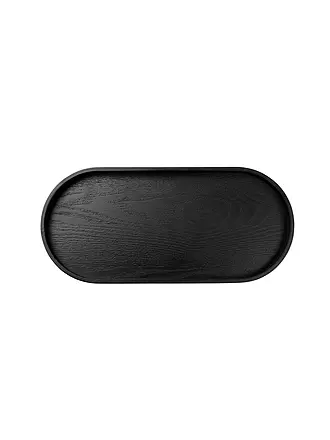 ASA SELECTION | Holztablett oval 23x11cm Schwarz | schwarz