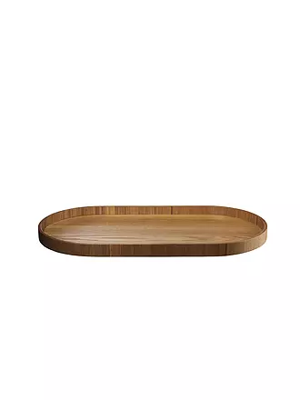 ASA SELECTION | Holztablett oval 44x22,5cm Weidenholz  Braun | 