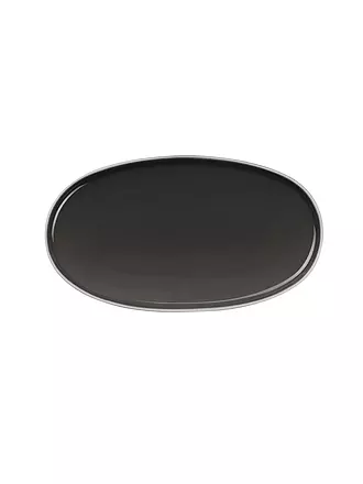 ASA SELECTION | Platte Oval 28,5x16cm SEMANA Caviar | grau
