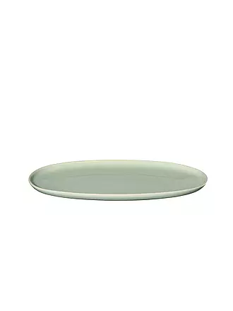 ASA SELECTION | Platte oval 25,5x16cm SEMANA Herb | grau