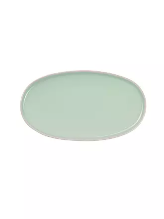 ASA SELECTION | Platte oval 25,5x16cm SEMANA Herb | grau