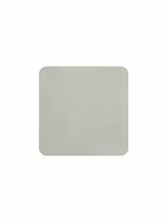 ASA SELECTION | Untersetzer Soft Leather 4er 10x10cm Charcoal | grau