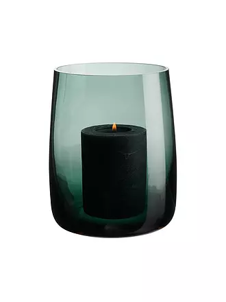 ASA SELECTION | Vase - Windlicht AJANA 18cm Green | dunkelgrün