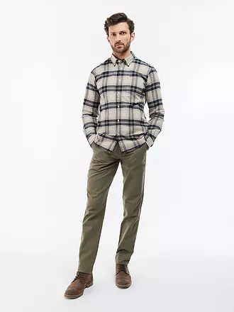 BARBOUR | Flanellhemd Slim Fit | beige