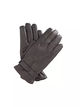 BARBOUR | Lederhandschuhe | braun