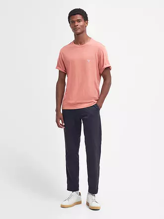 BARBOUR | Leinen T-Shirt CLIFFE | rosa