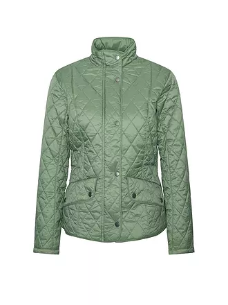 BARBOUR | Steppjacke FLYWEIGHT CAVALRY | hellgrün