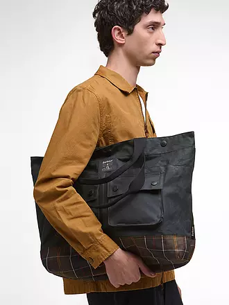 BARBOUR | Tasche - Tote Bag FIELD WAX | olive