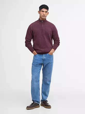 BARBOUR | Troyer Pullover HOLDIN | dunkelrot