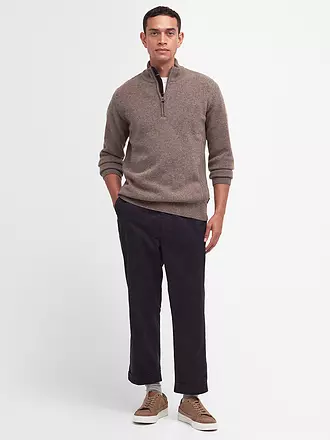 BARBOUR | Troyer Pullover HOLDIN | dunkelrot