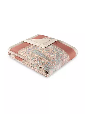 BASSETTI | Plaid INDIAN ROSES 135x190cm Gelb | beige