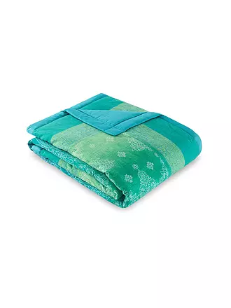 BASSETTI | Plaid KERALA 135x190cm Blau | grün