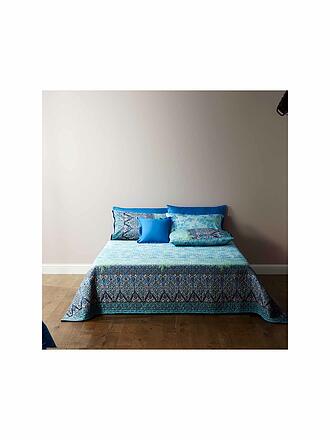 BASSETTI | Satin Bettwäsche AGRIGENTO 70x90cm/140x200cm Blau | blau