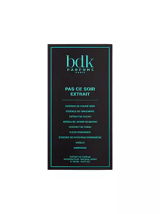 BDK | Pas Ce Soir Extrait 100ml | keine Farbe