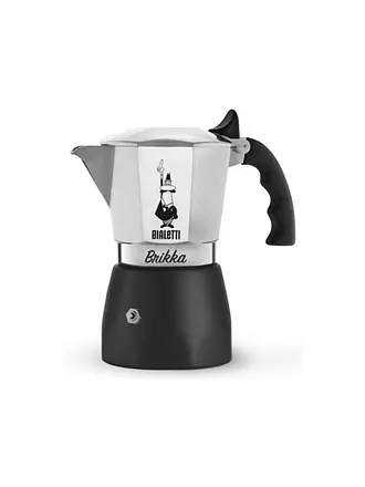 BIALETTI | Espressokocher BRIKKA 2 Tassen Alu / Schwarz | 