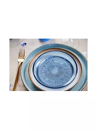 BITZ | Glasteller KUSINTHA 18cm Amber | blau