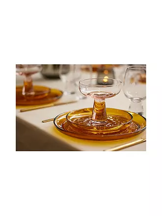 BITZ | Glasteller KUSINTHA 18cm Amber | blau