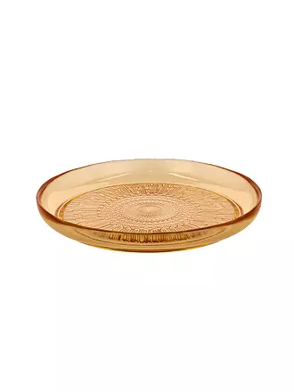 BITZ | Glasteller KUSINTHA 25cm Amber | hellgrün