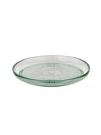 BITZ | Glasteller KUSINTHA 25cm Blau | hellgrün