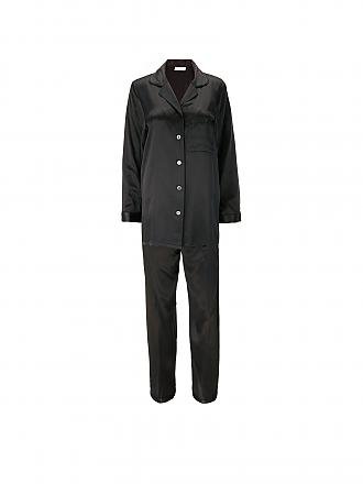 BITZER | Seiden - Pyjama | schwarz