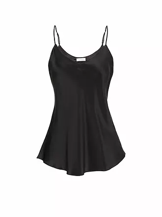 BITZER | Seidentop schwarz | rosa
